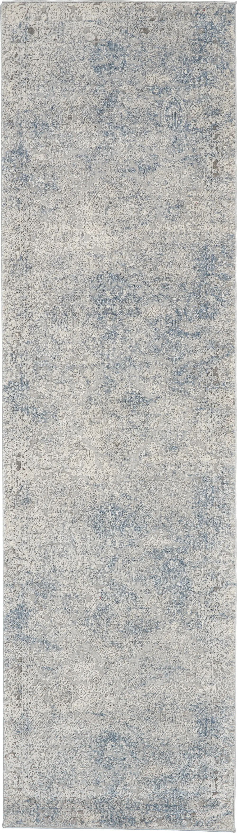 Rustic Textures RUS09 Ivory Light Blue Rug - Image 5