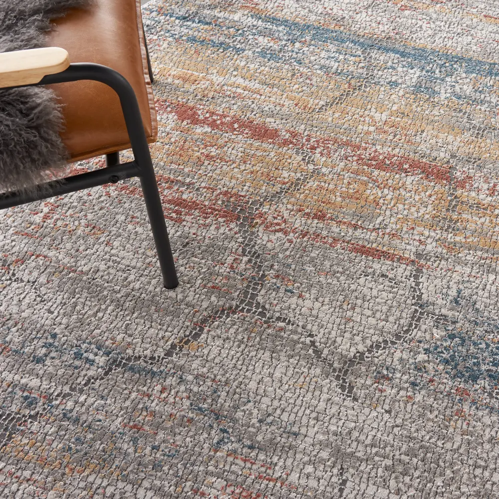 Rustic Textures RUS11 Multi Rug - Image 11