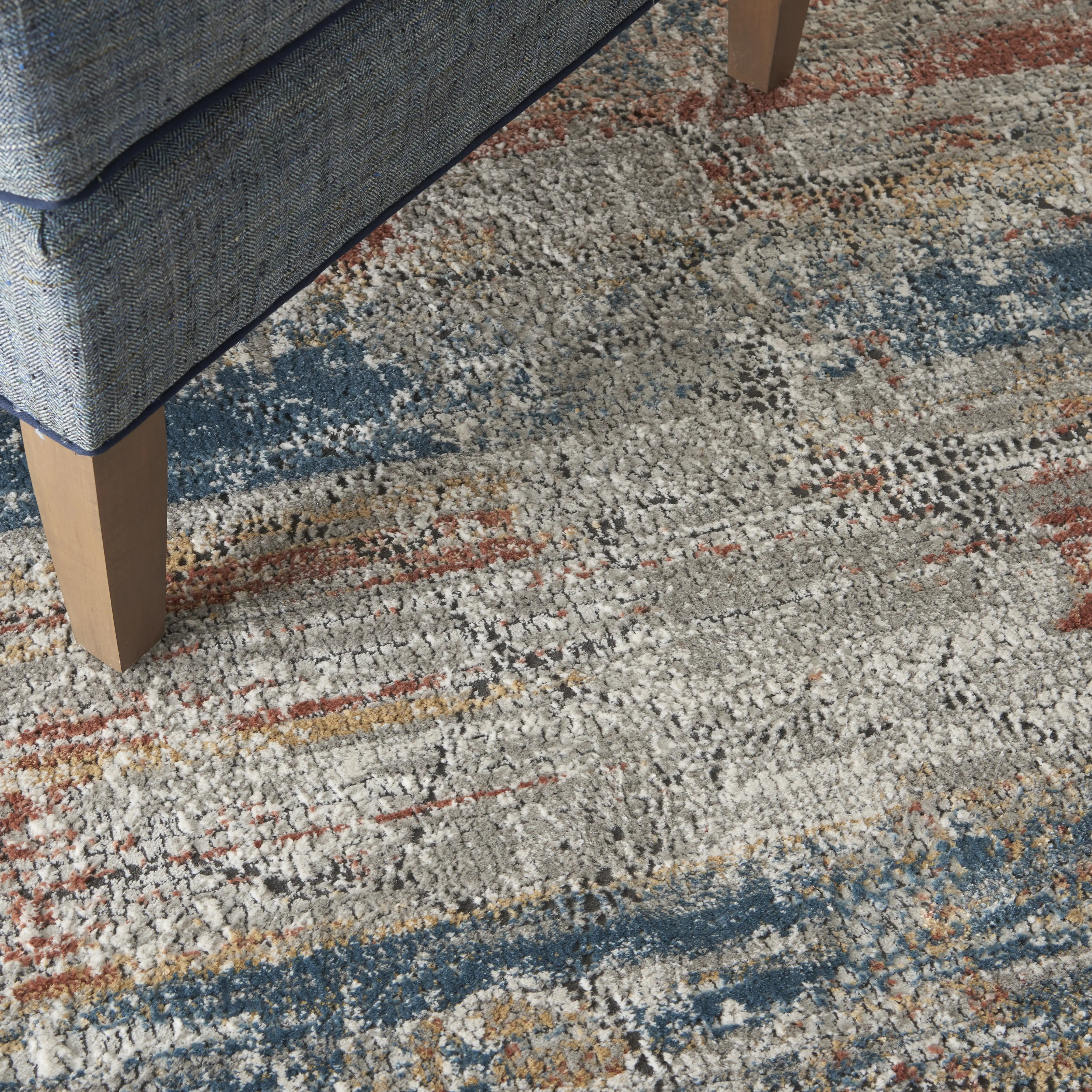 Rustic Textures RUS11 Multi Rug - Image 4