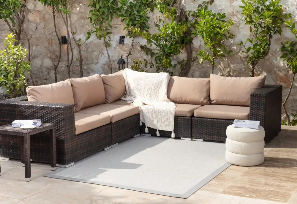 RVL Indoor Outdoor JODY 2380 Grey Rug - Image 5