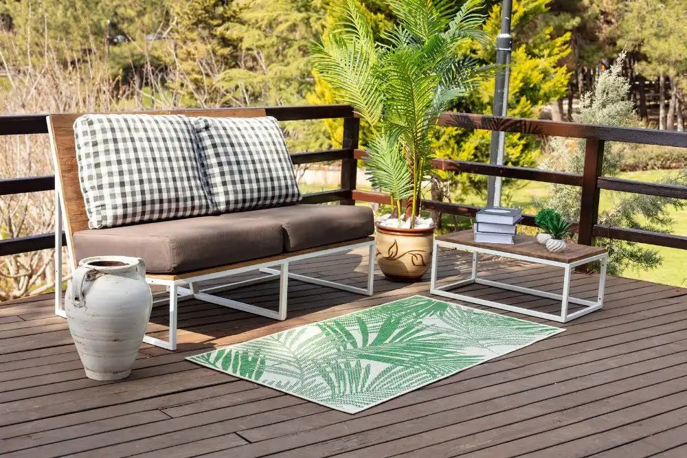 RVL Indoor Outdoor LENNIE 2359 Green Rug - Image 3