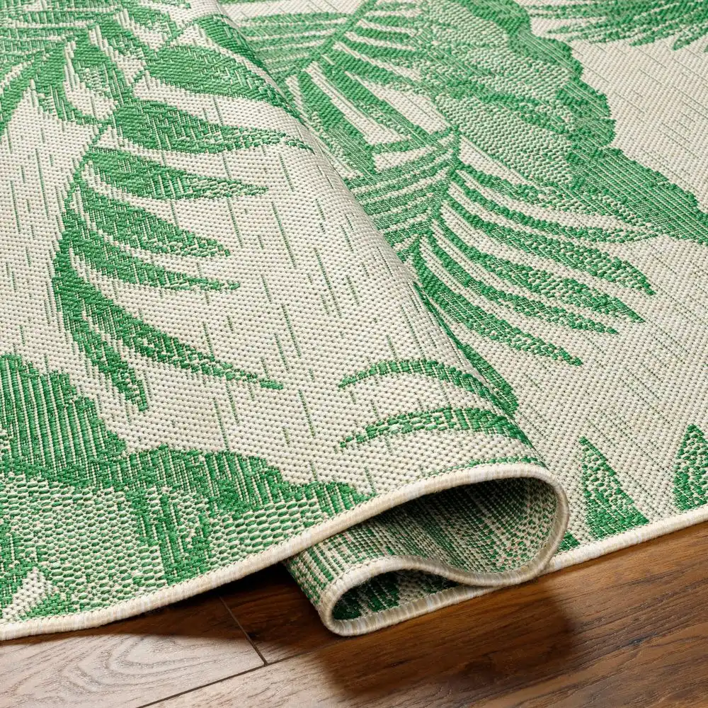 Lennie In- & Outdoor Coastal Forest Green Rug - Image 3