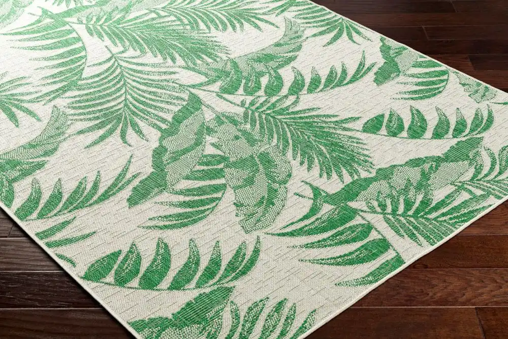 Lennie In- & Outdoor Coastal Forest Green Rug - Image 6