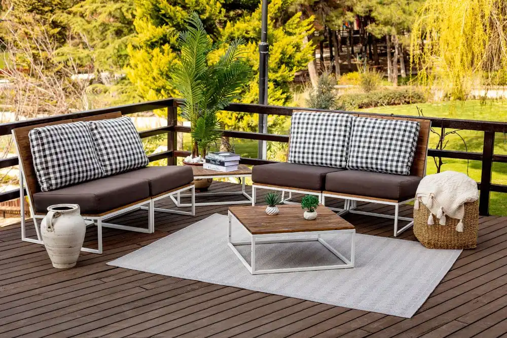 RVL Indoor Outdoor TONIE 2383 Grey Rug - Image 6