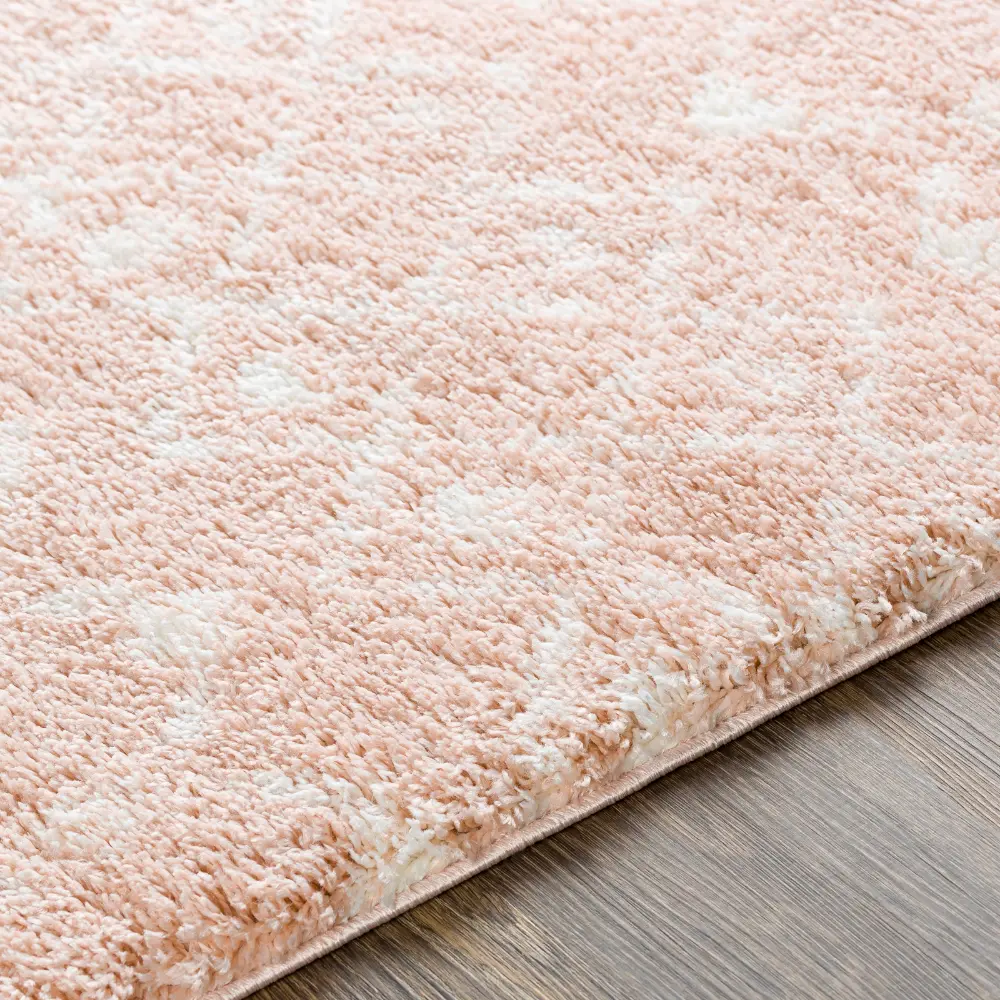 Saanjh Shaggy Global Plush Pile Blush Rug - Image 10