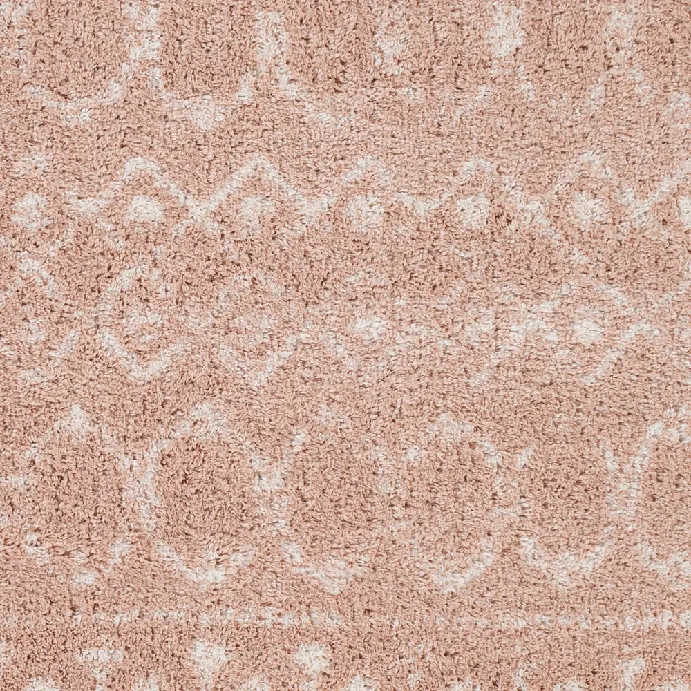 Saanjh Shaggy Global Plush Pile Blush Rug - Image 9
