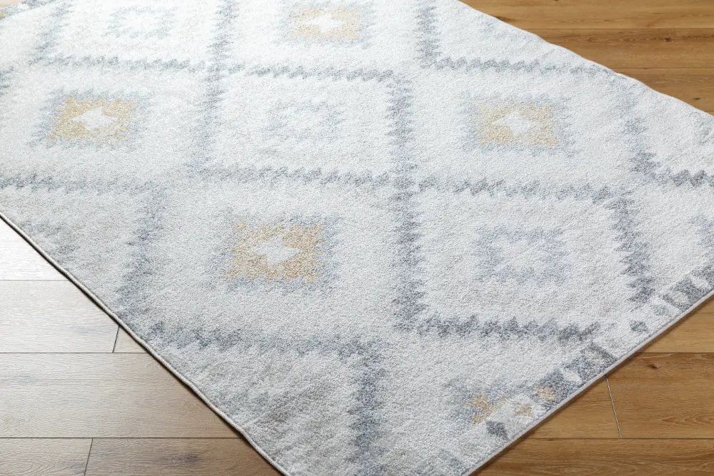 Sadie Scandi Rustic Medium Grey Rug - Image 3