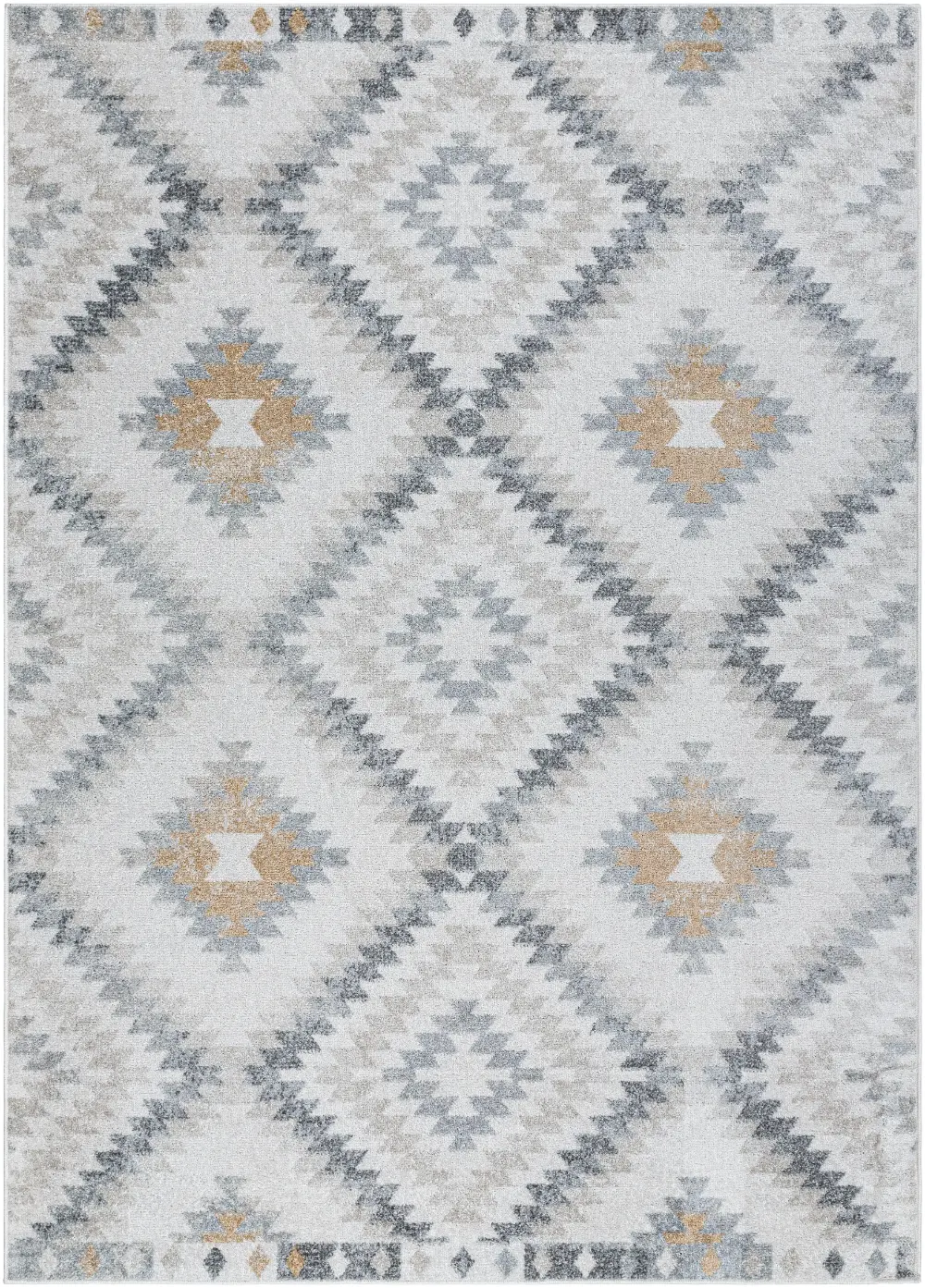 Sadie Scandi Rustic Medium Grey Rug - Image 7