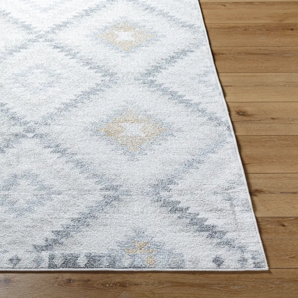 Sadie Scandi Rustic Medium Grey Rug - Image 8