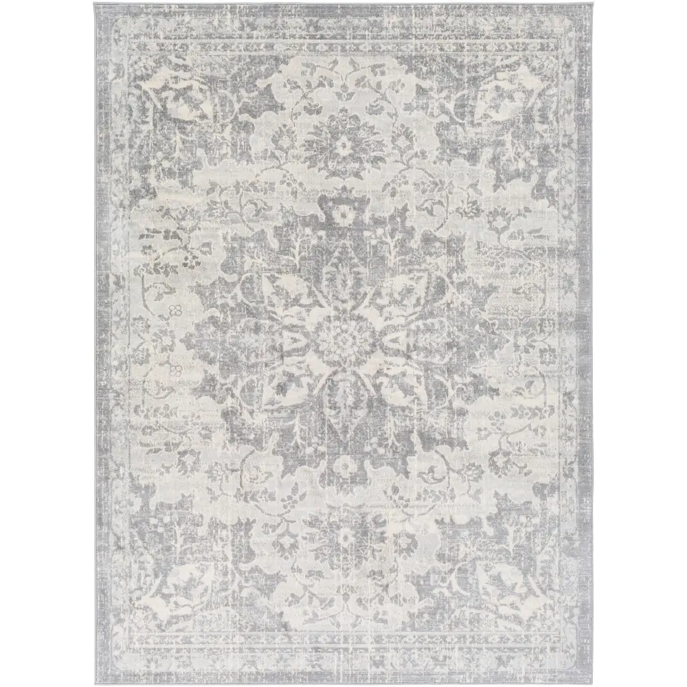 Sage Vintage Oriental Boho Medium Grey Rug - Image 12