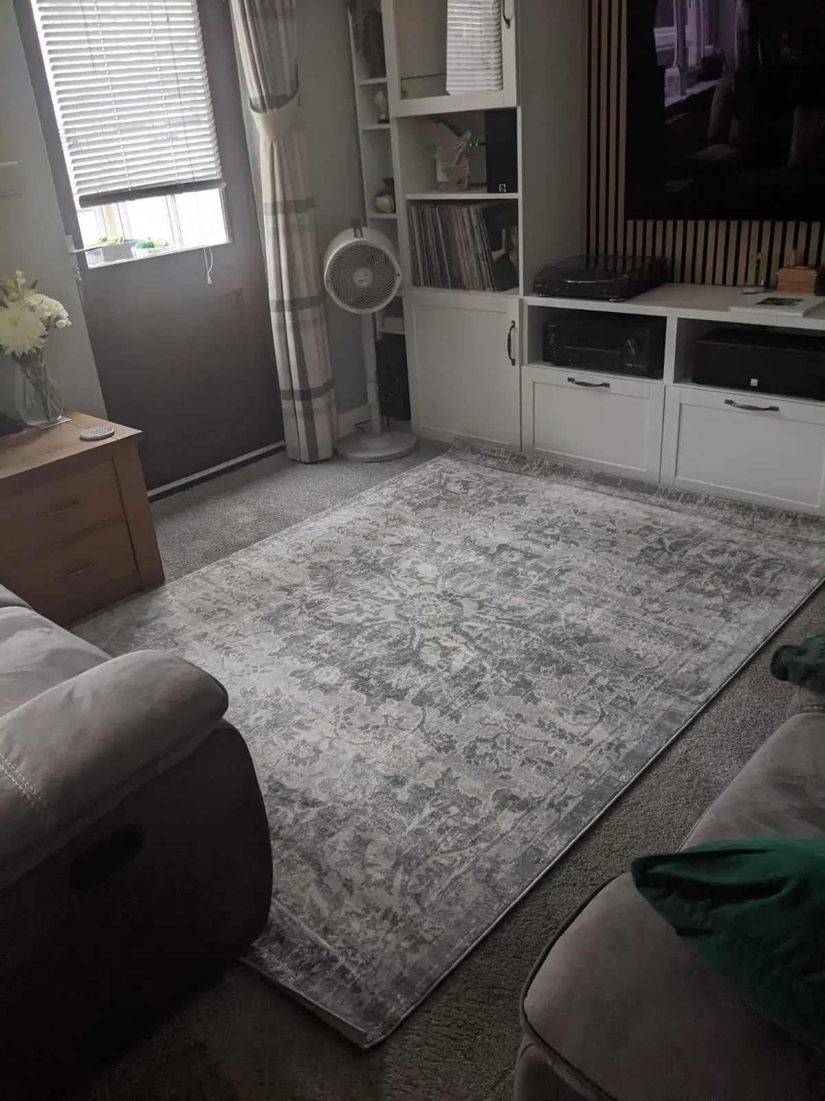 Sage Vintage Oriental Boho Medium Grey Rug - Image 2