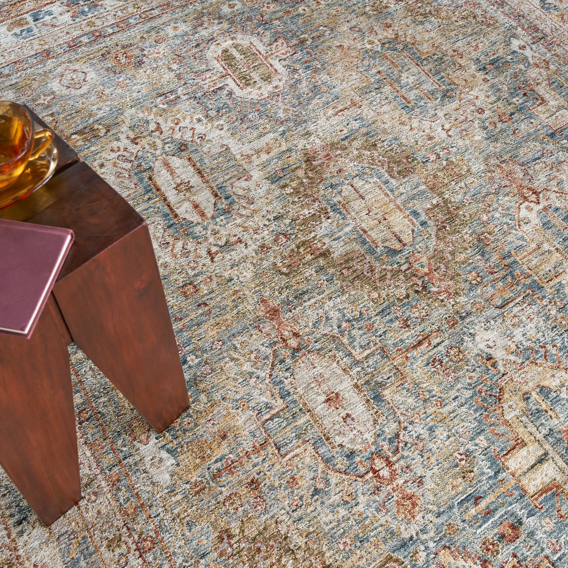 Sahar SHR01 Blue Rug - Image 3
