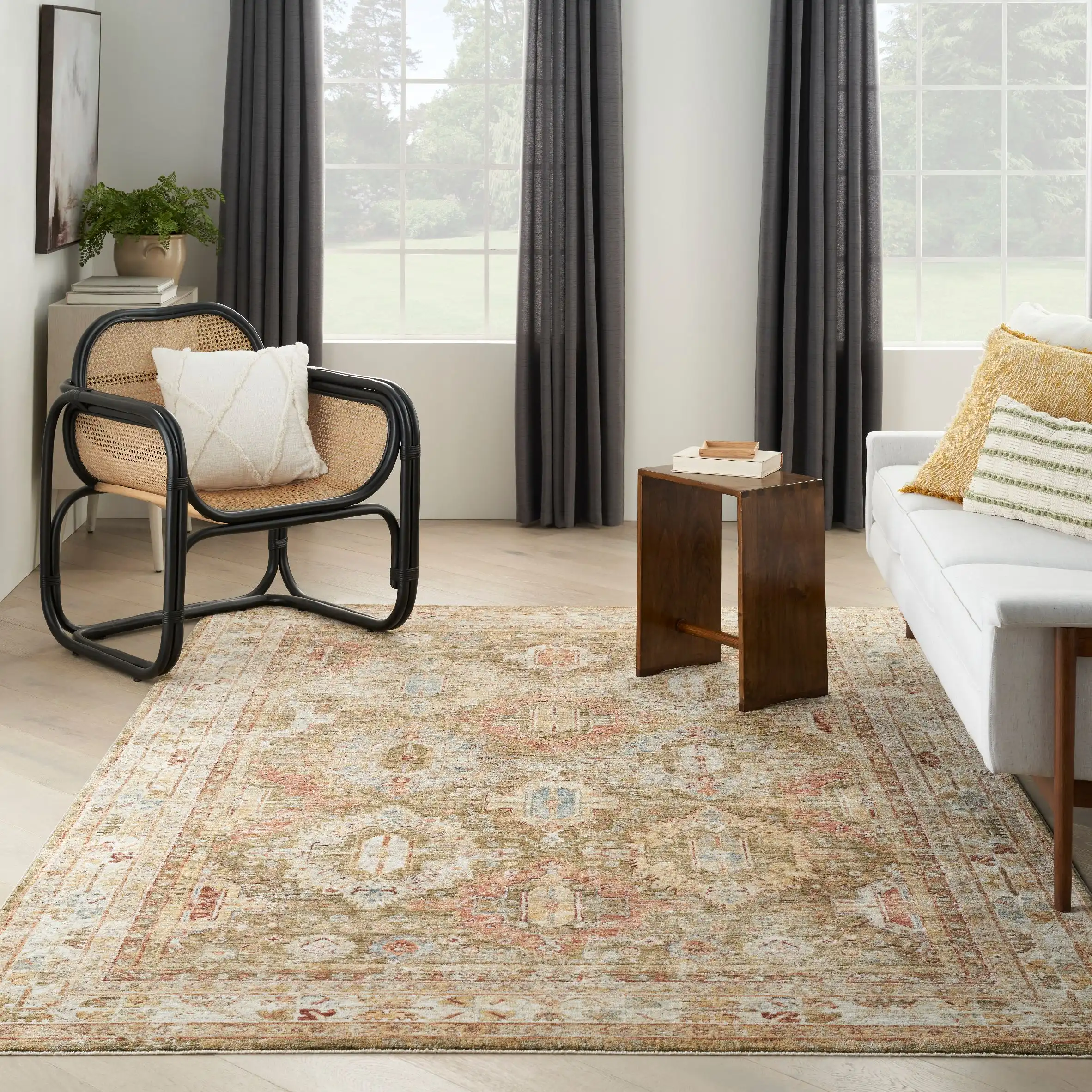 Sahar SHR01 Green Rug
