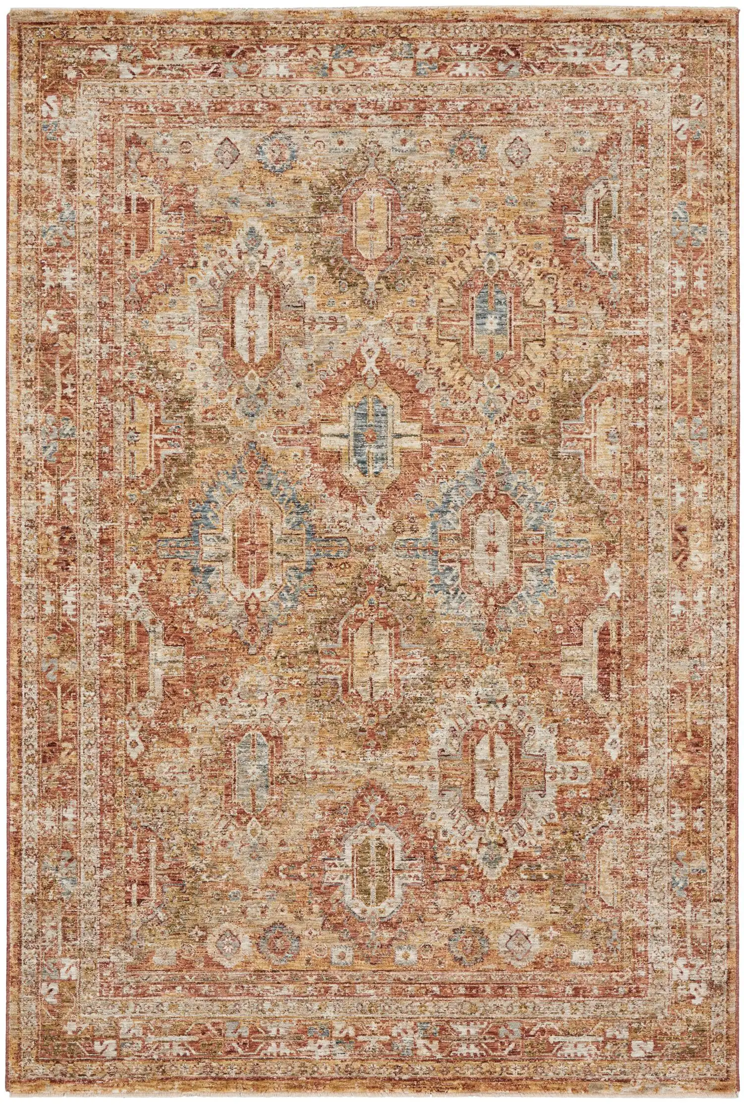 Sahar SHR01 Rust Rug - Image 2