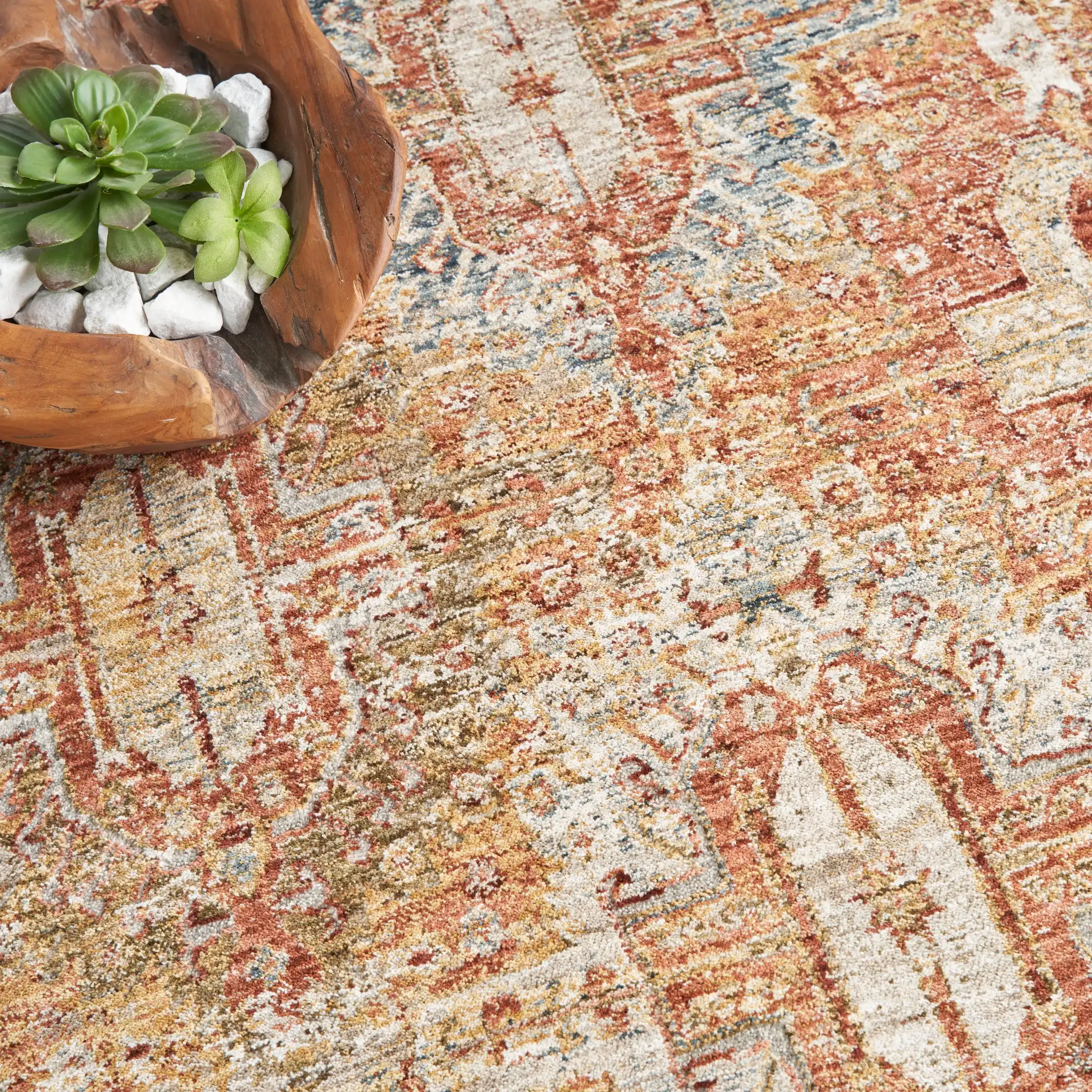 Sahar SHR01 Rust Rug - Image 3