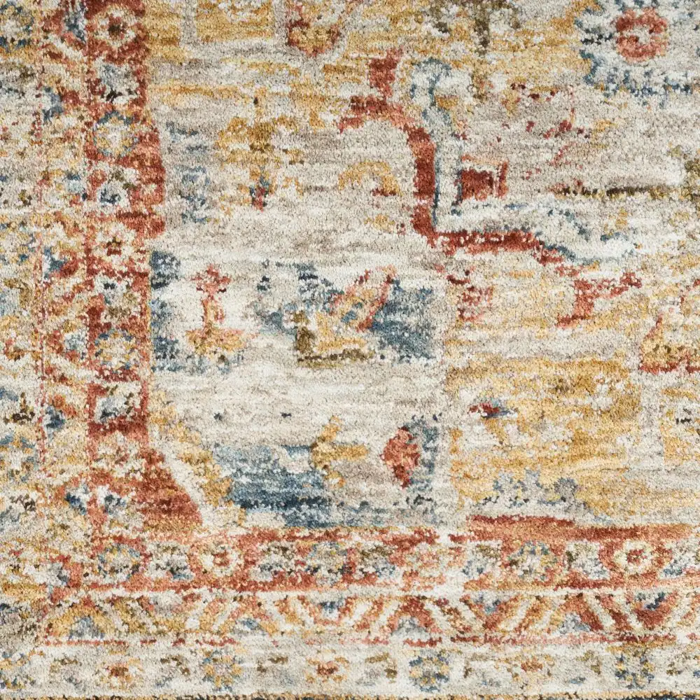 Sahar SHR06 Ivory Blue Rug - Image 5
