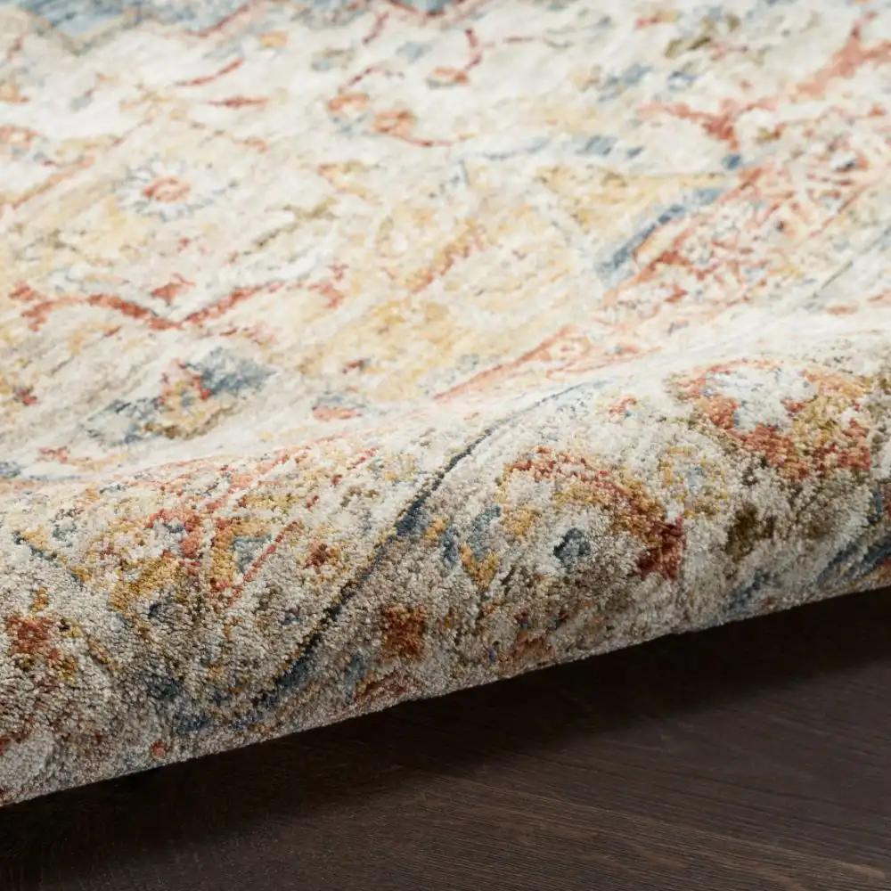 Sahar SHR06 Ivory Blue Rug - Image 6
