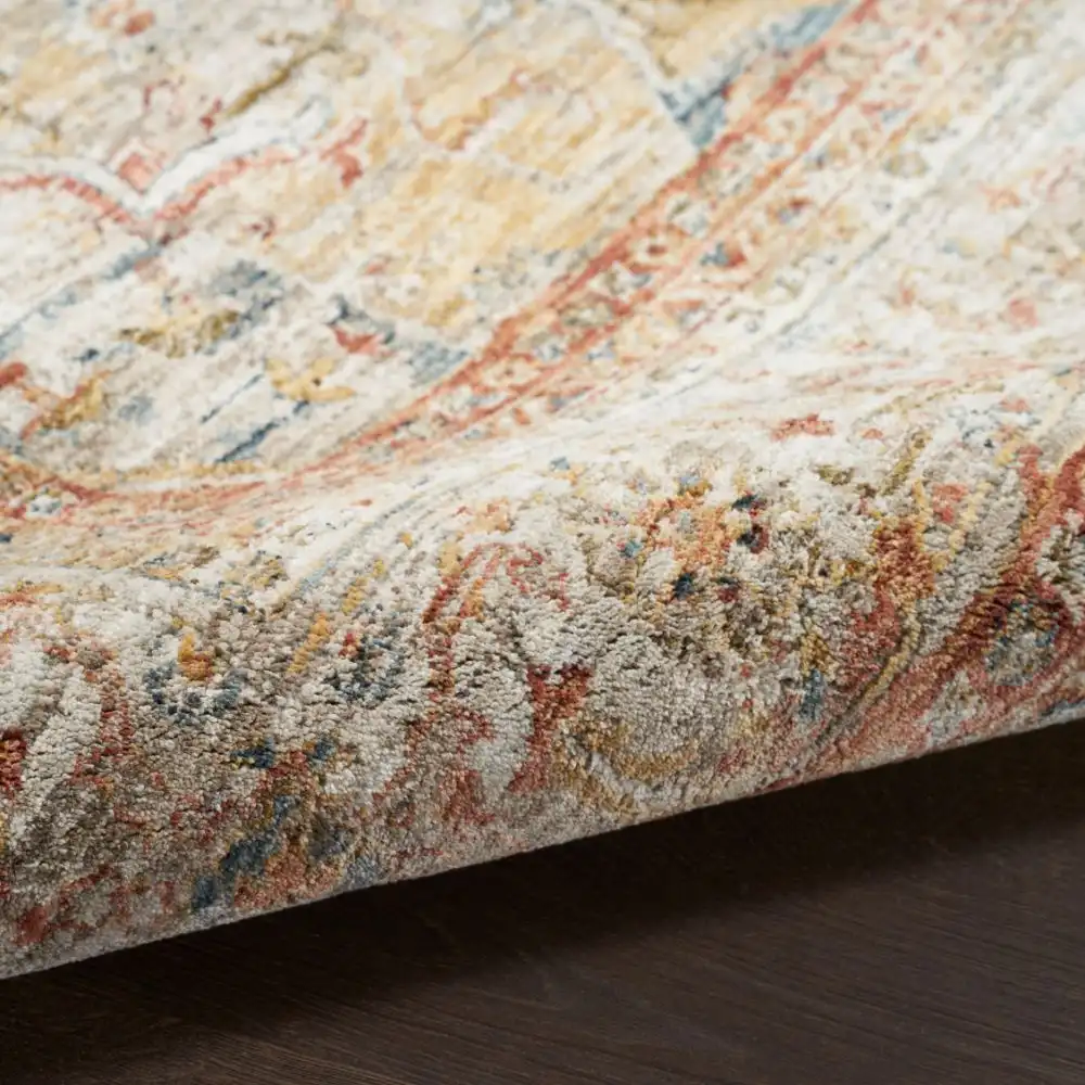 Sahar SHR06 Ivory Rust Rug - Image 6