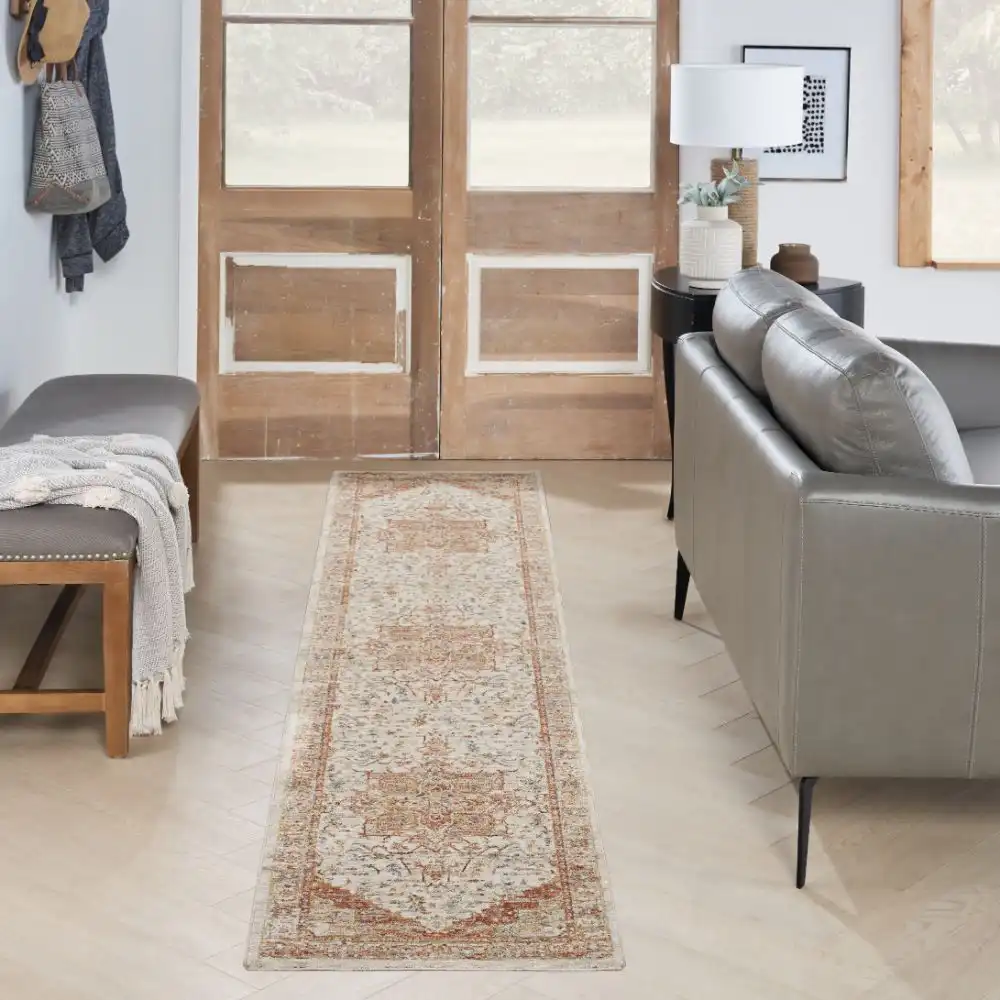 Sahar SHR06 Ivory Rust Rug - Image 7