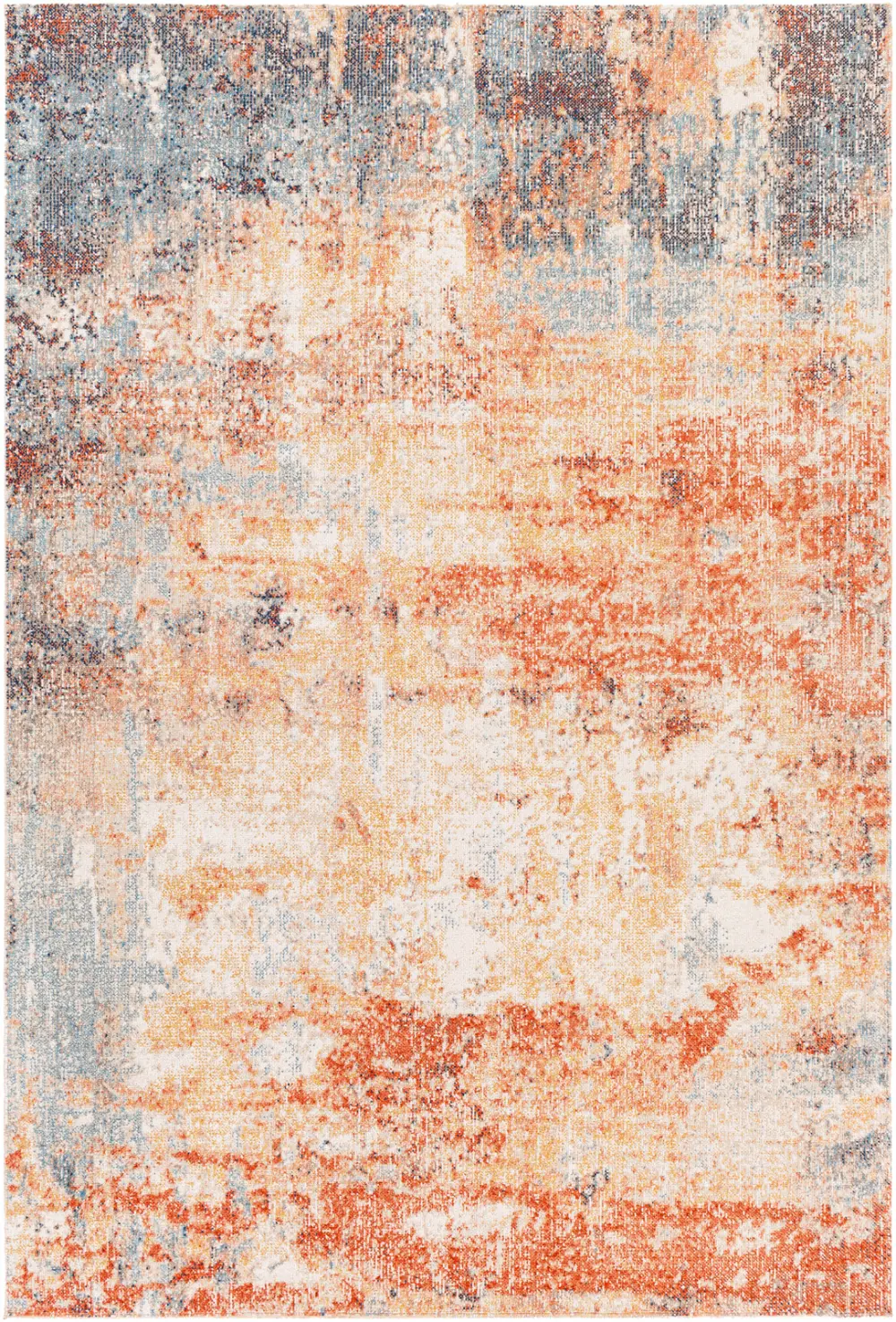 Samira In- & Outdoor Modern Burnt Orange Rug - Image 5