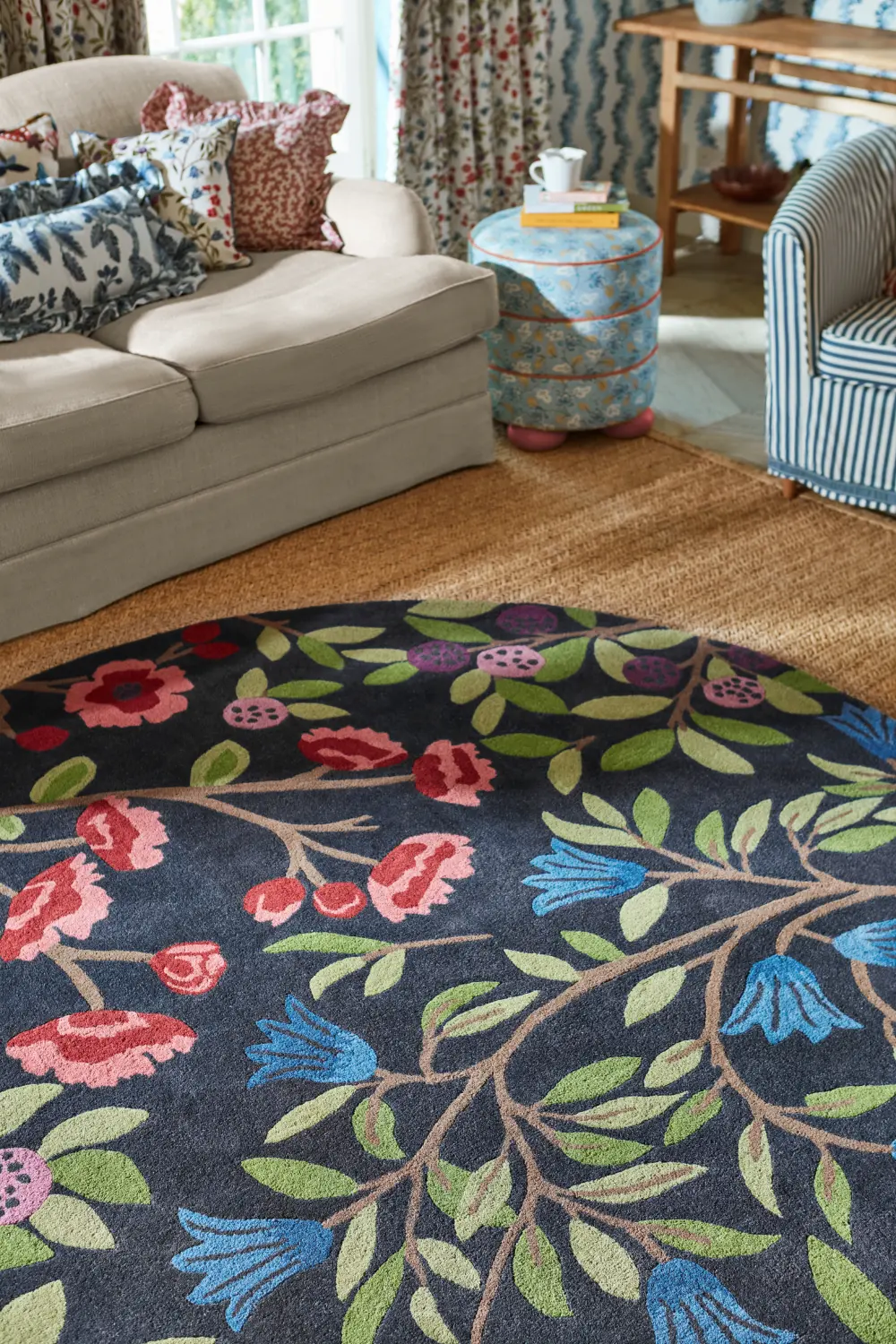 Sanderson Foraging Indigo 146618 Rug - Image 8