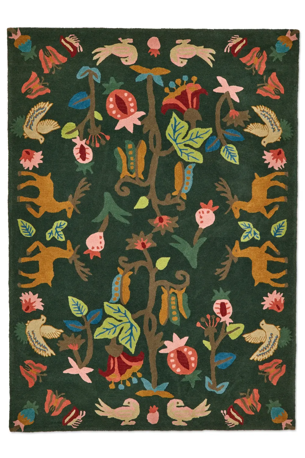 Sanderson Forest of Dean Forest Green 146907 Rug - Image 6
