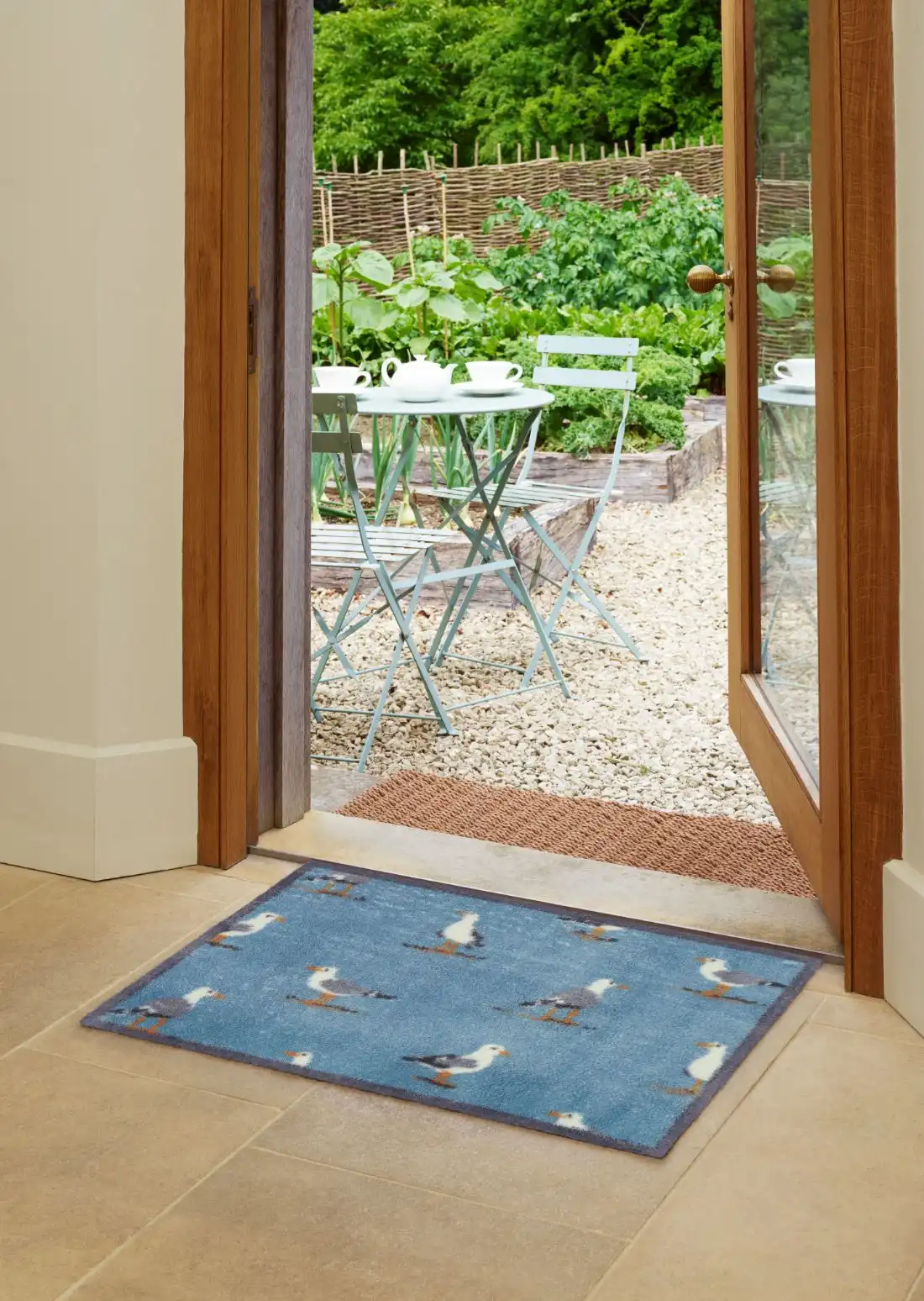 Sanderson Home Shore Birds Blue Rug - Image 2