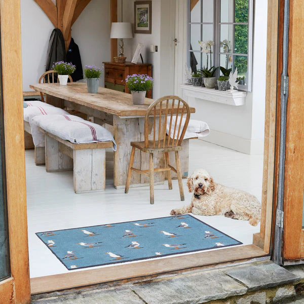 Sanderson Home Shore Birds Blue Rug - Image 3