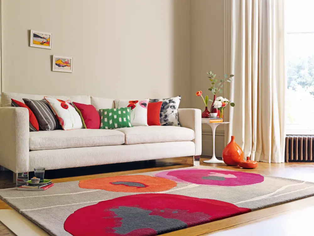 Sanderson Poppies - Red Orange 45700 Rug - Image 3