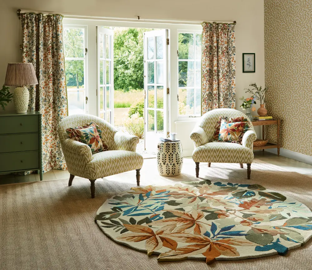 Sanderson Robins Wood Russet Brown 146501 Rug - Image 6