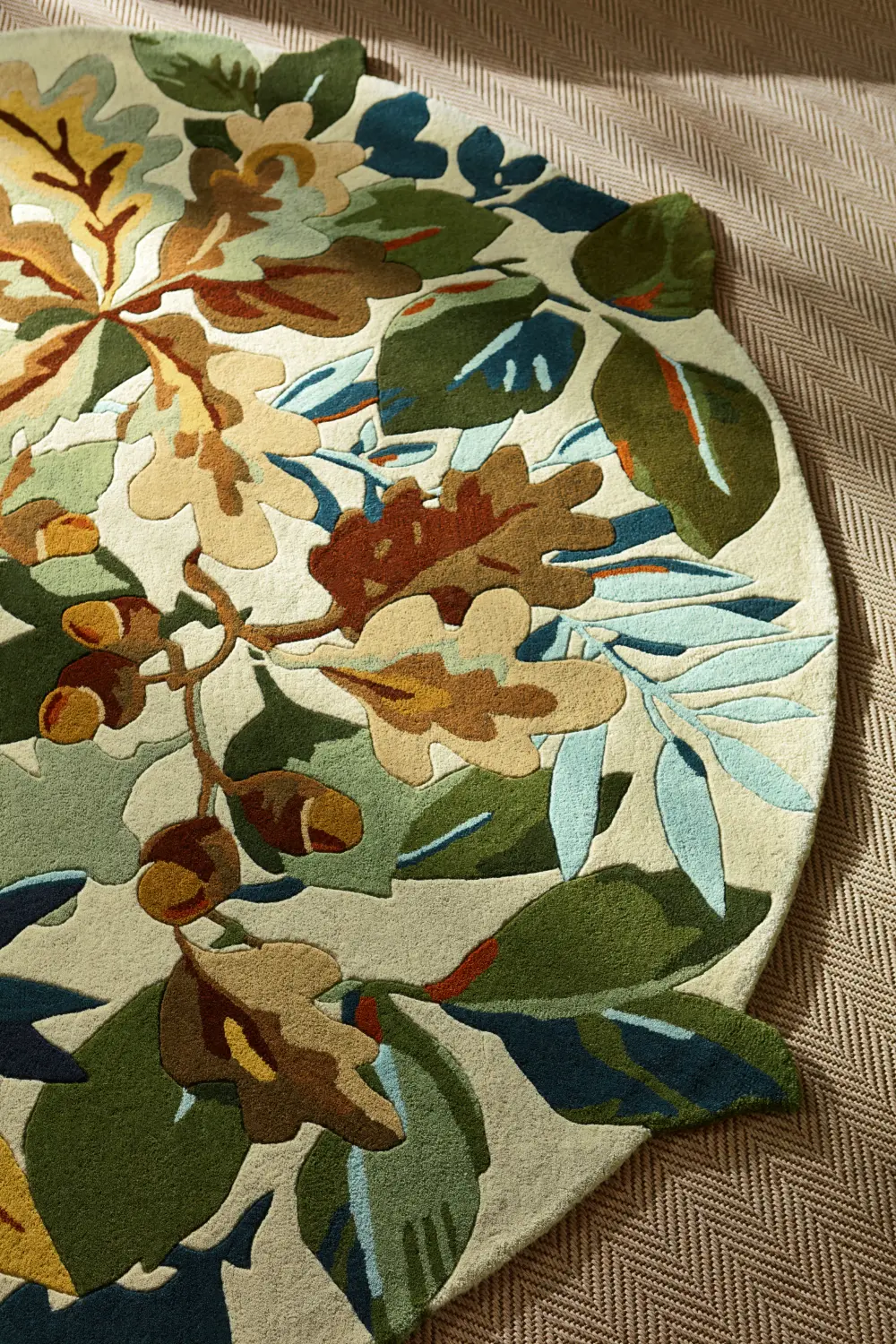 Sanderson Robins Wood Russet Brown 146501 Rug - Image 8