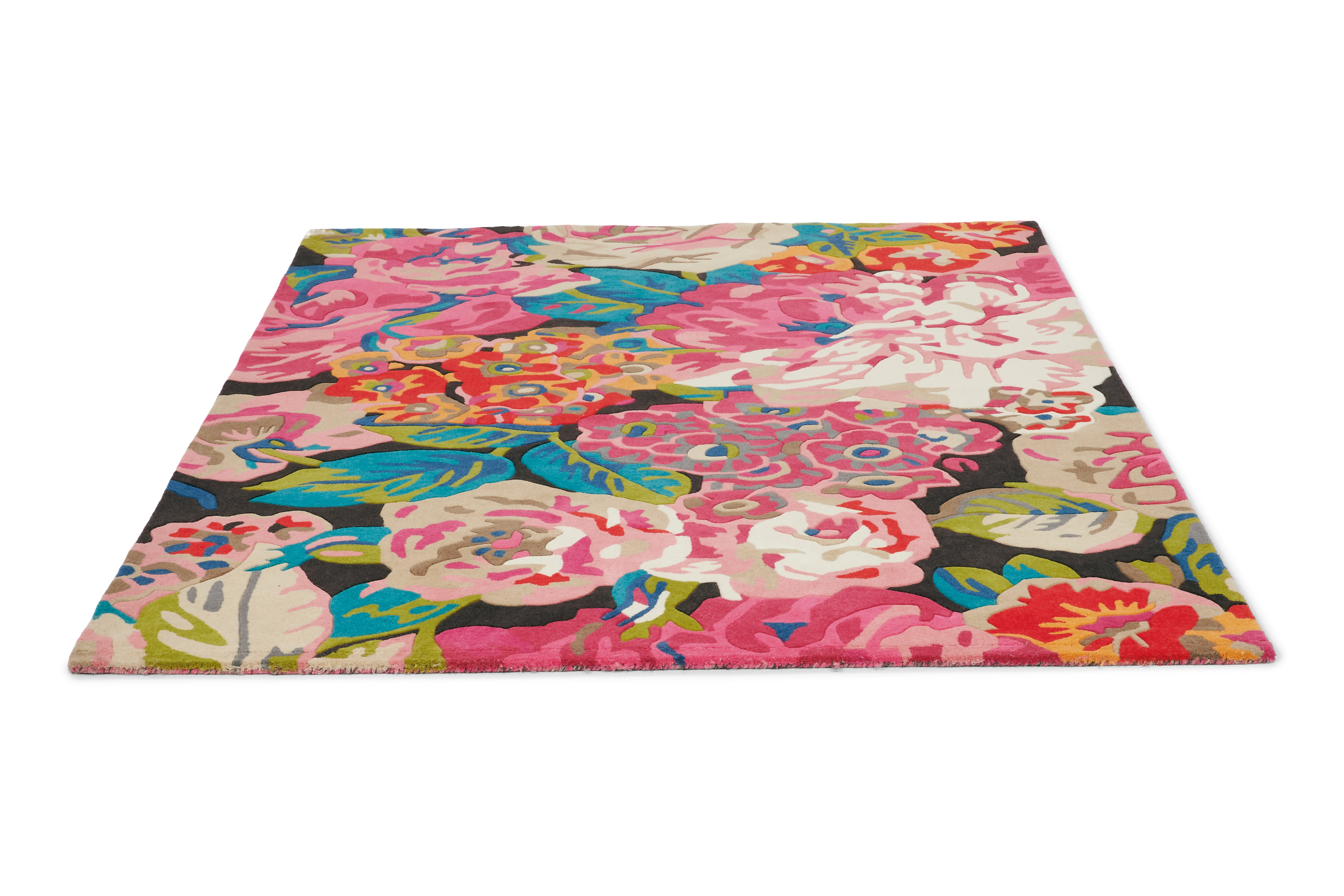 Sanderson Rose & Peony - Cerise 45005 Rug - Image 4