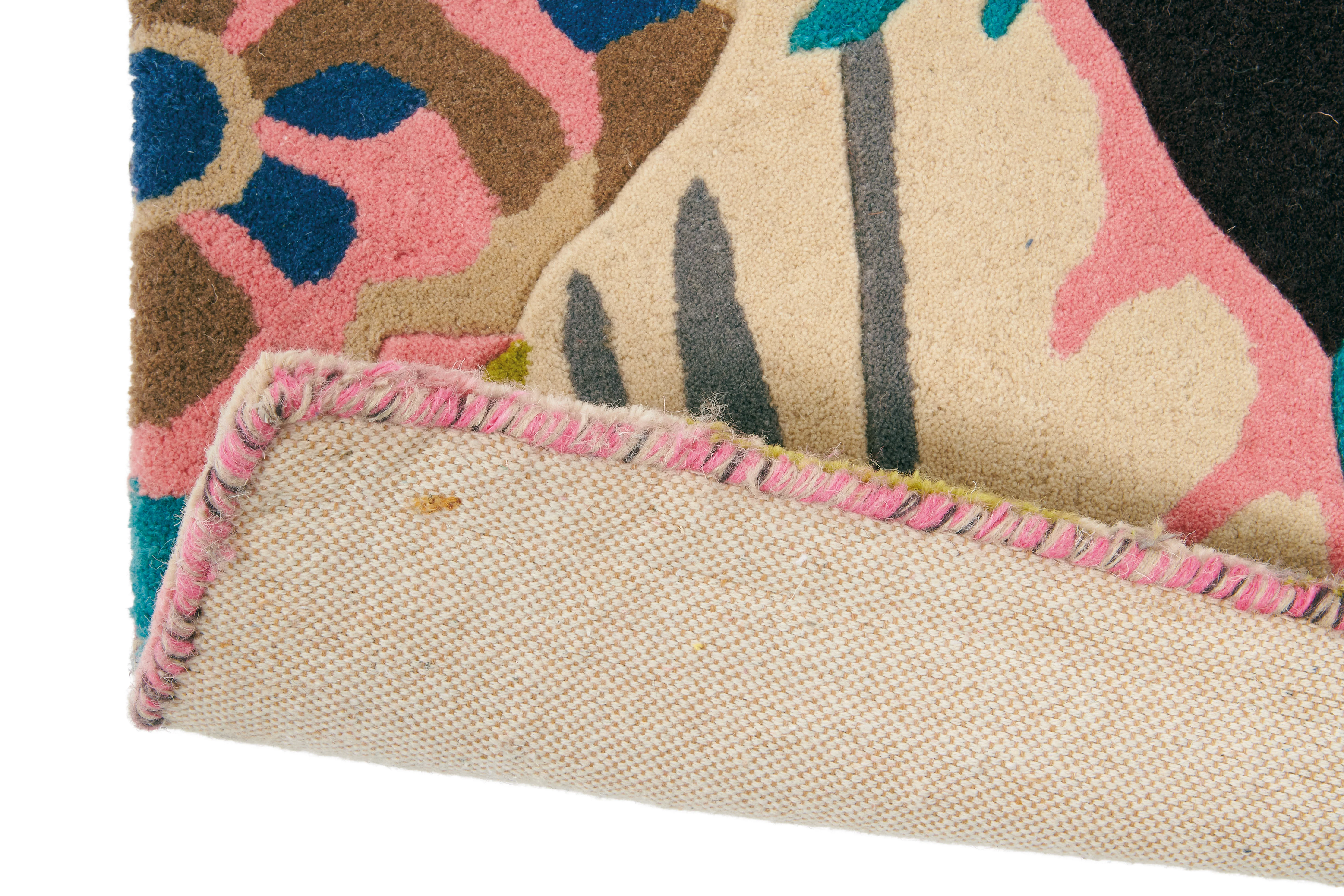 Sanderson Rose & Peony - Cerise 45005 Rug - Image 7