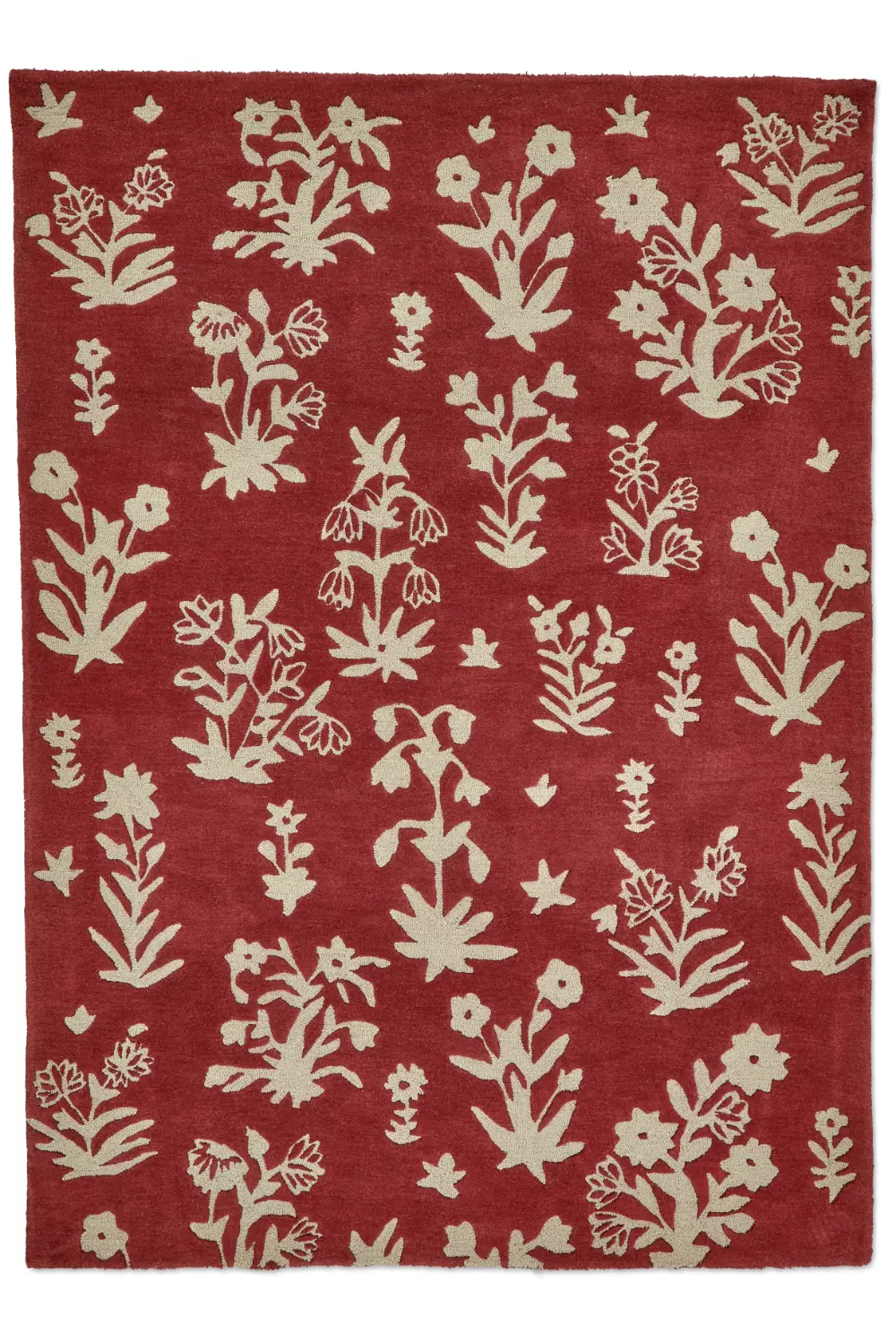 Sanderson Woodland Glade Damson Red 146800 Rug - Image 6