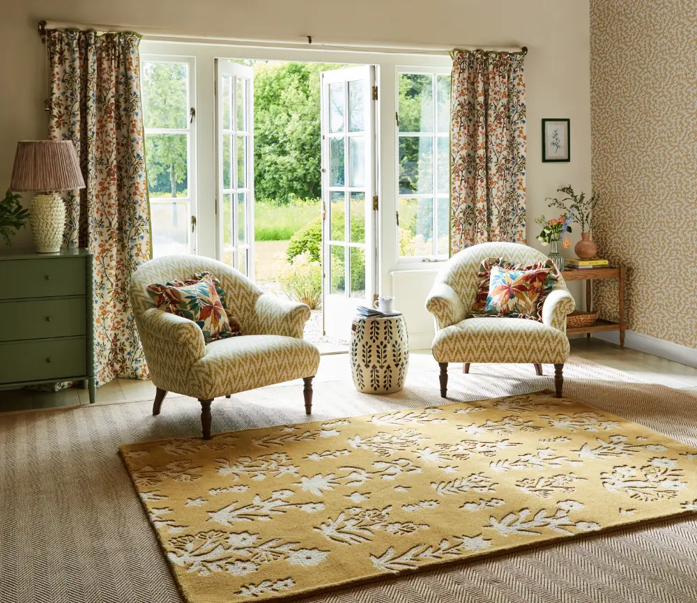 Sanderson Woodland Glade Gold 146806 Rug - Image 2