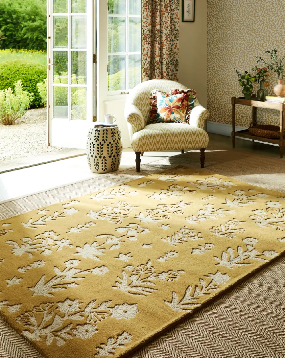 Sanderson Woodland Glade Gold 146806 Rug - Image 6