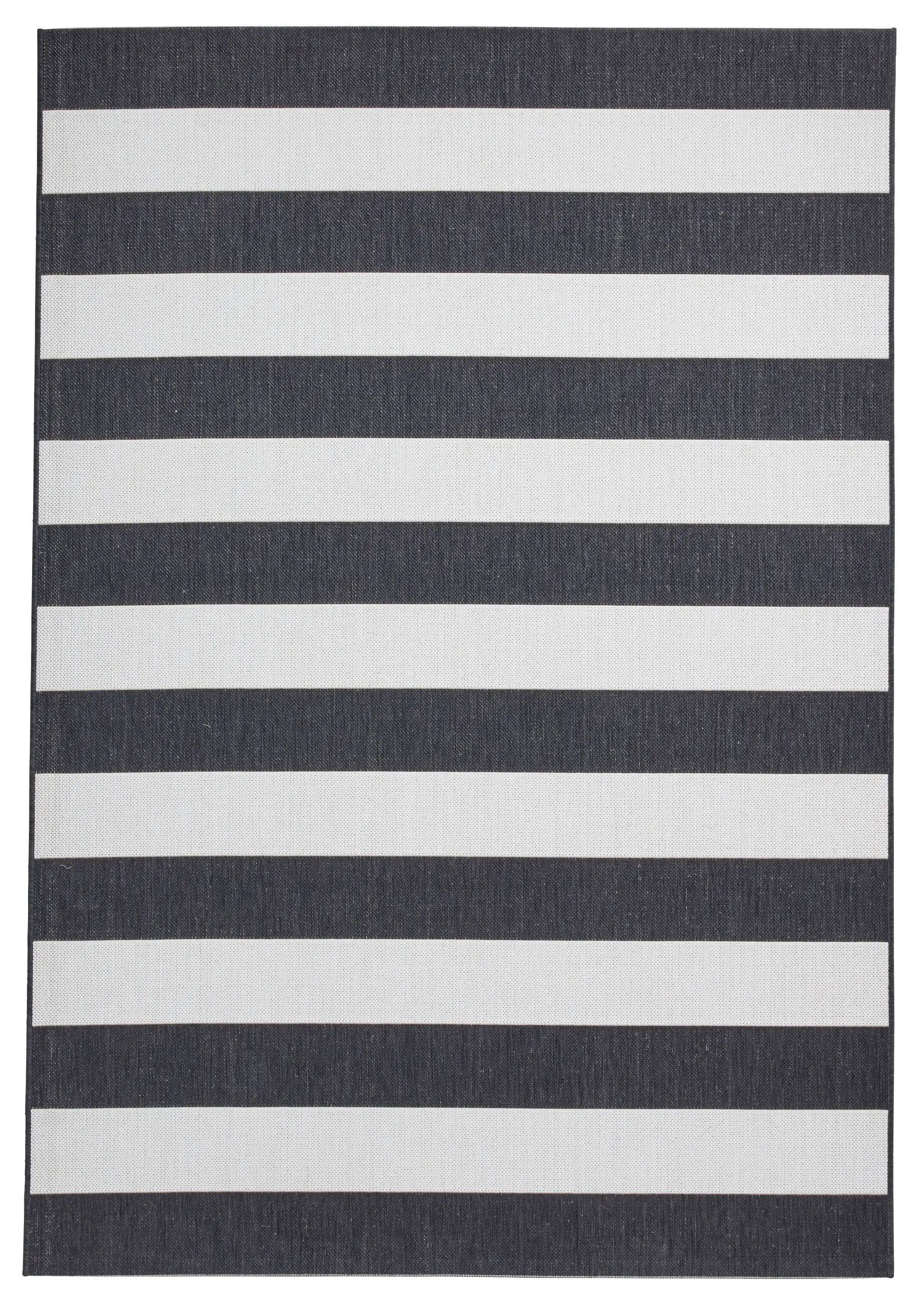 Santa Monica 48644 Black White Rug - Image 2
