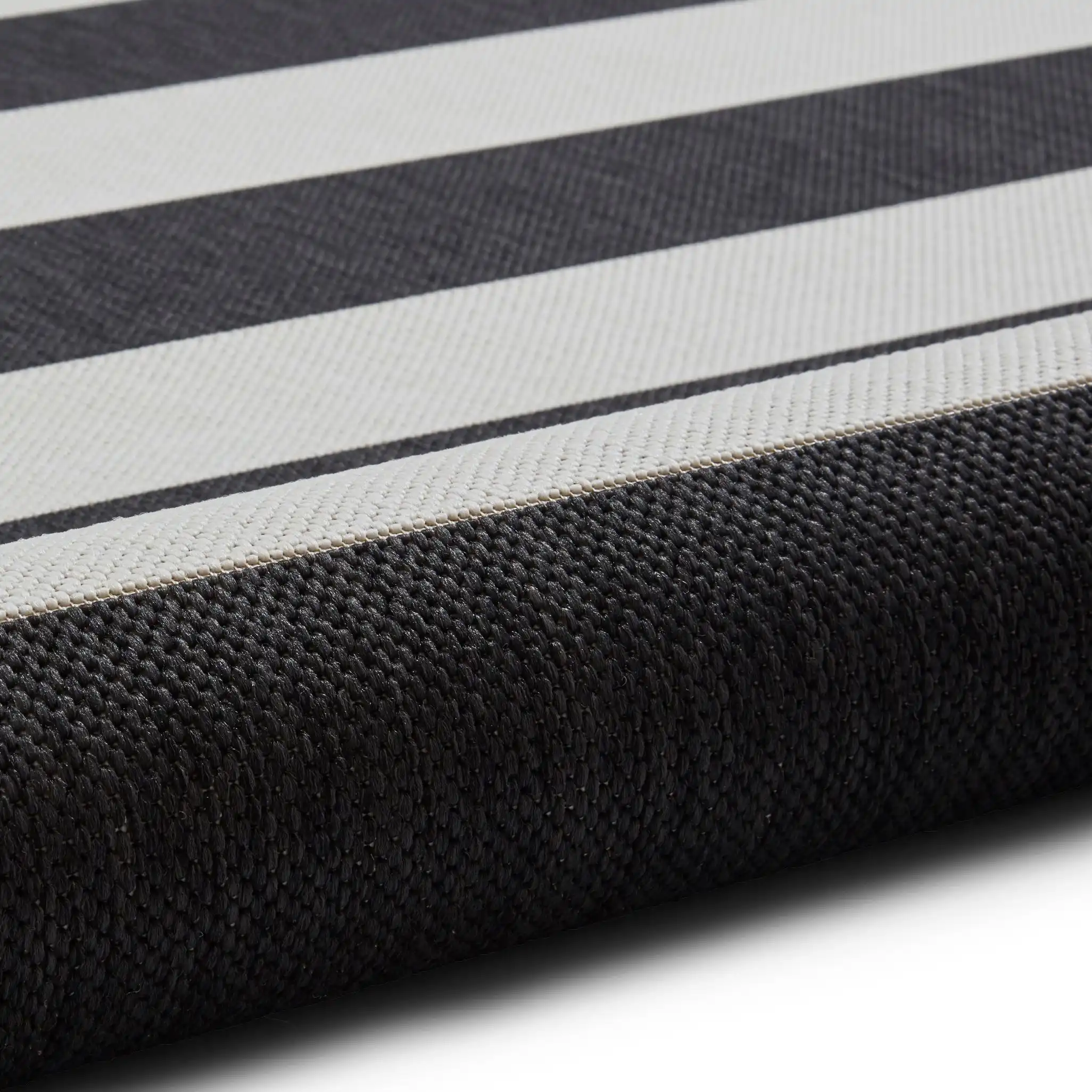 Santa Monica 48644 Black White Rug - Image 5