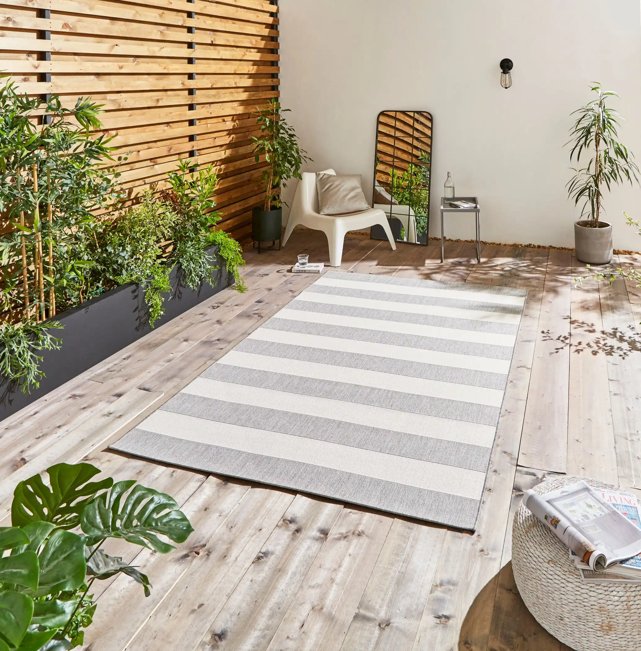 Santa Monica 48644 Grey Light Beige Rug - Image 3
