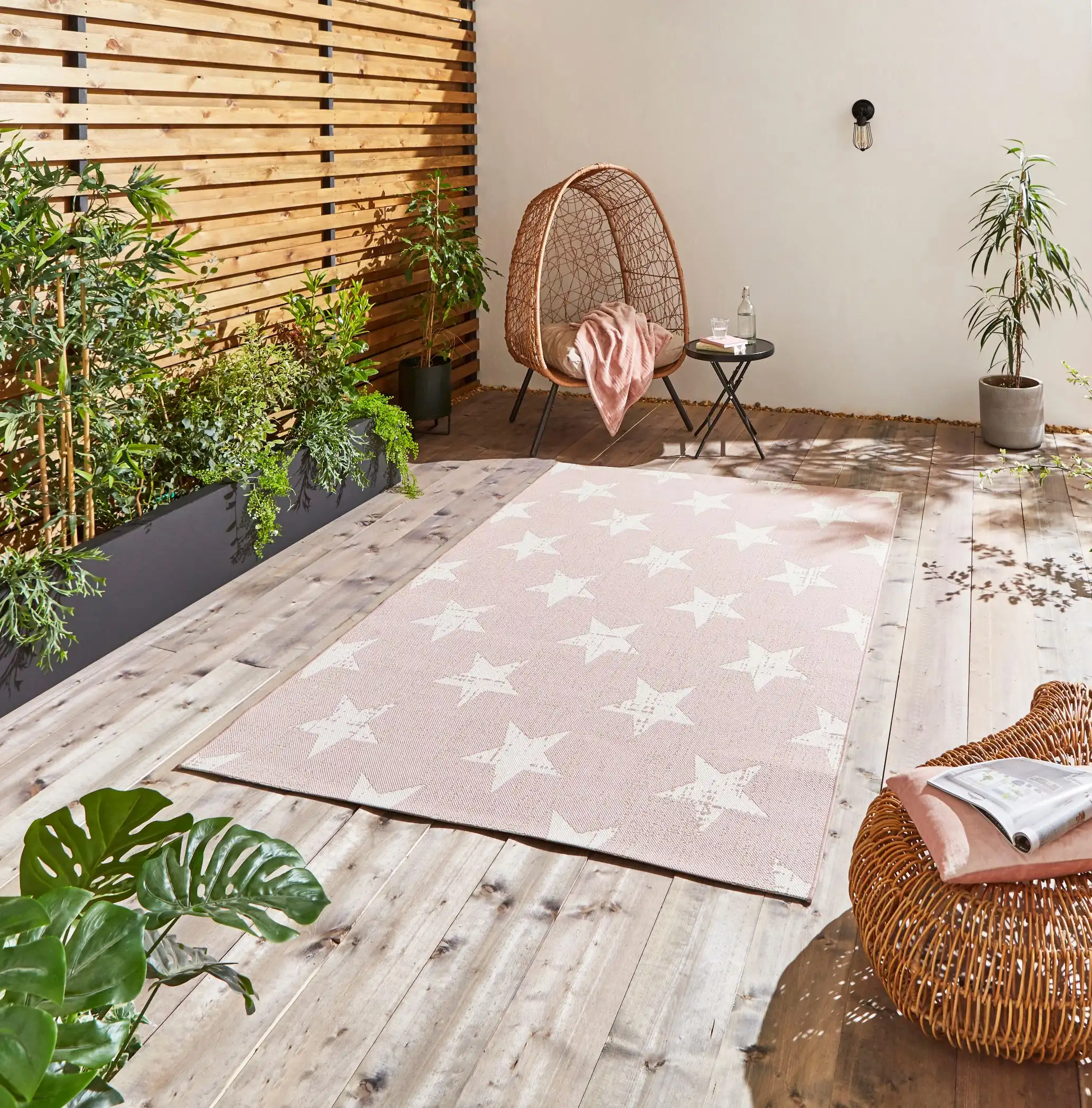 Santa Monica 48648 Rose Cream Rug - Image 3
