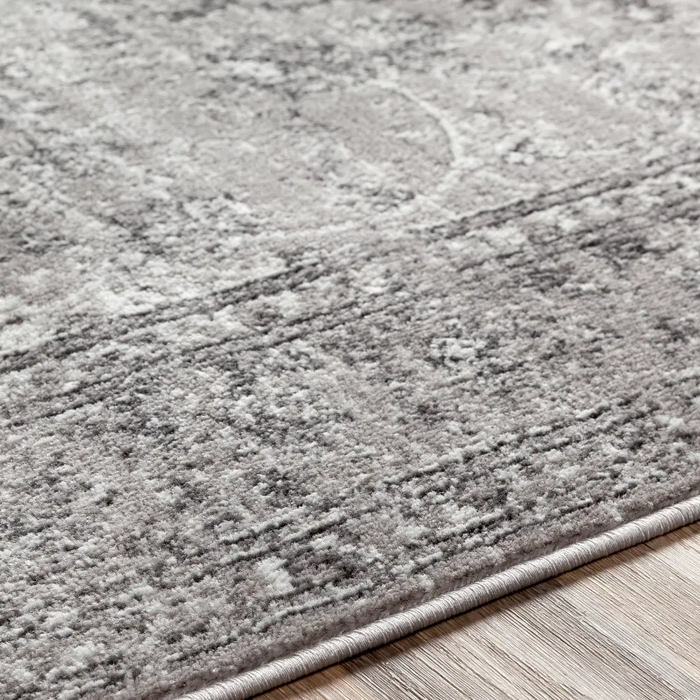 Sanvi Vintage Oriental Boho Charcoal Rug - Image 4