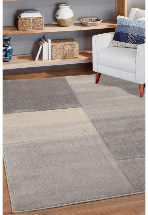 SARA BLOCKS GREY Rug