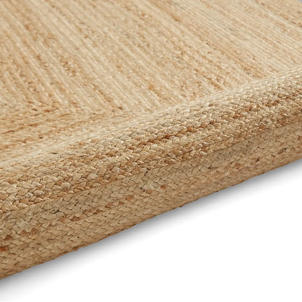 Savannah Jute Scallop Natural Rug - Image 10