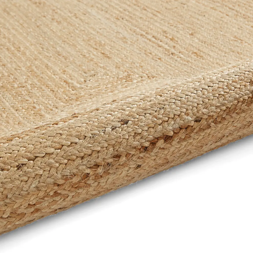 Savannah Jute Scallop Natural Rug - Image 3