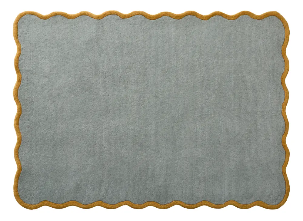Scalloped Elsie Duck Egg/Ochre - Image 5