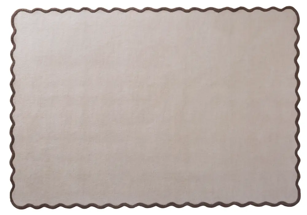 Scalloped Elsie Natural/Brown - Image 5
