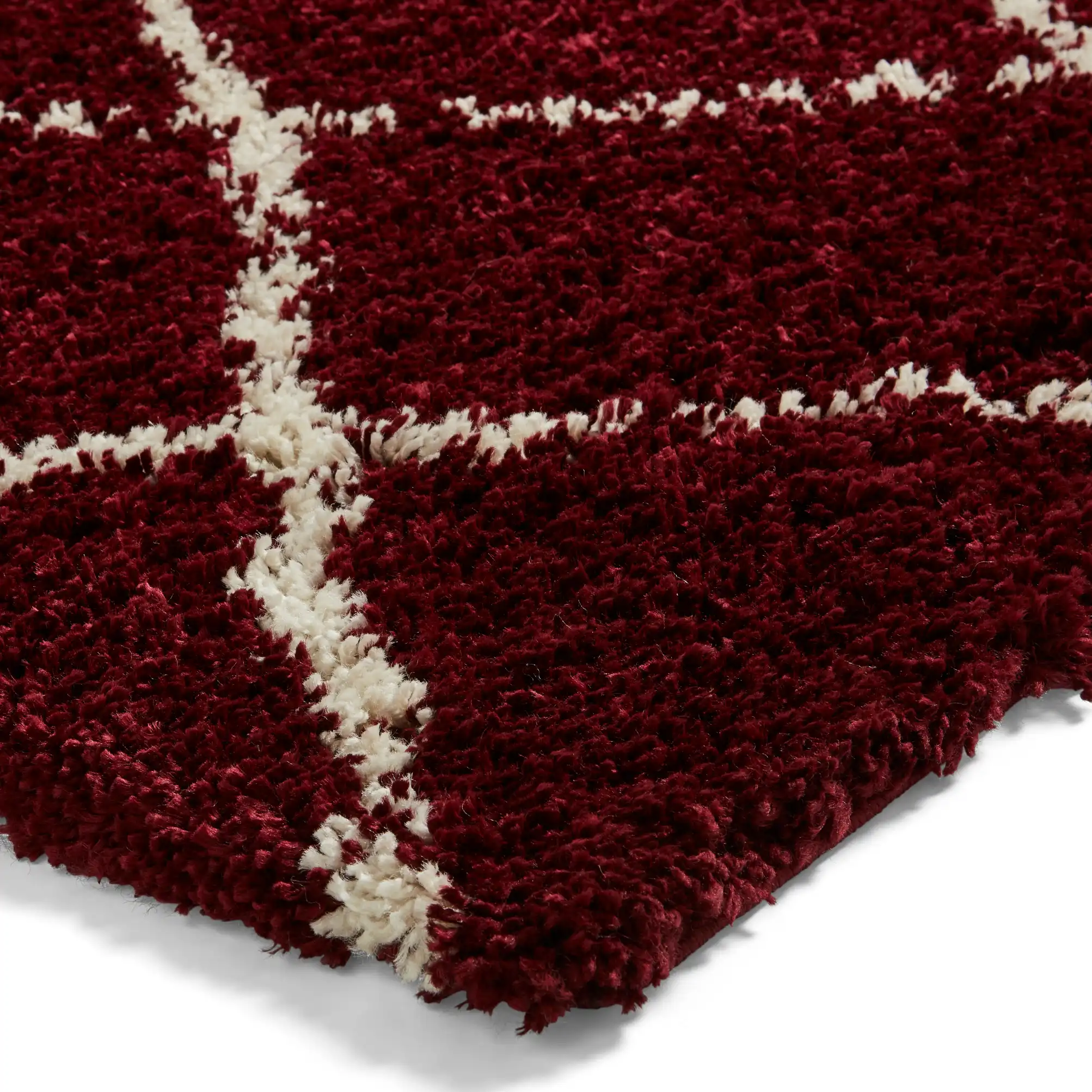 Scandi Berber G257 Red Cream Rug - Image 5