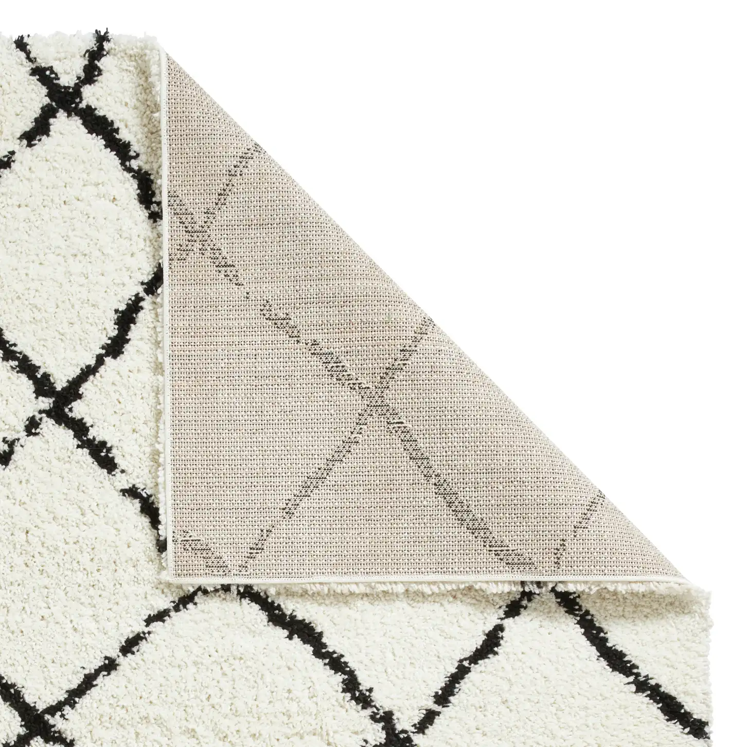 Scandi Berber G257 White Black Rug - Image 3