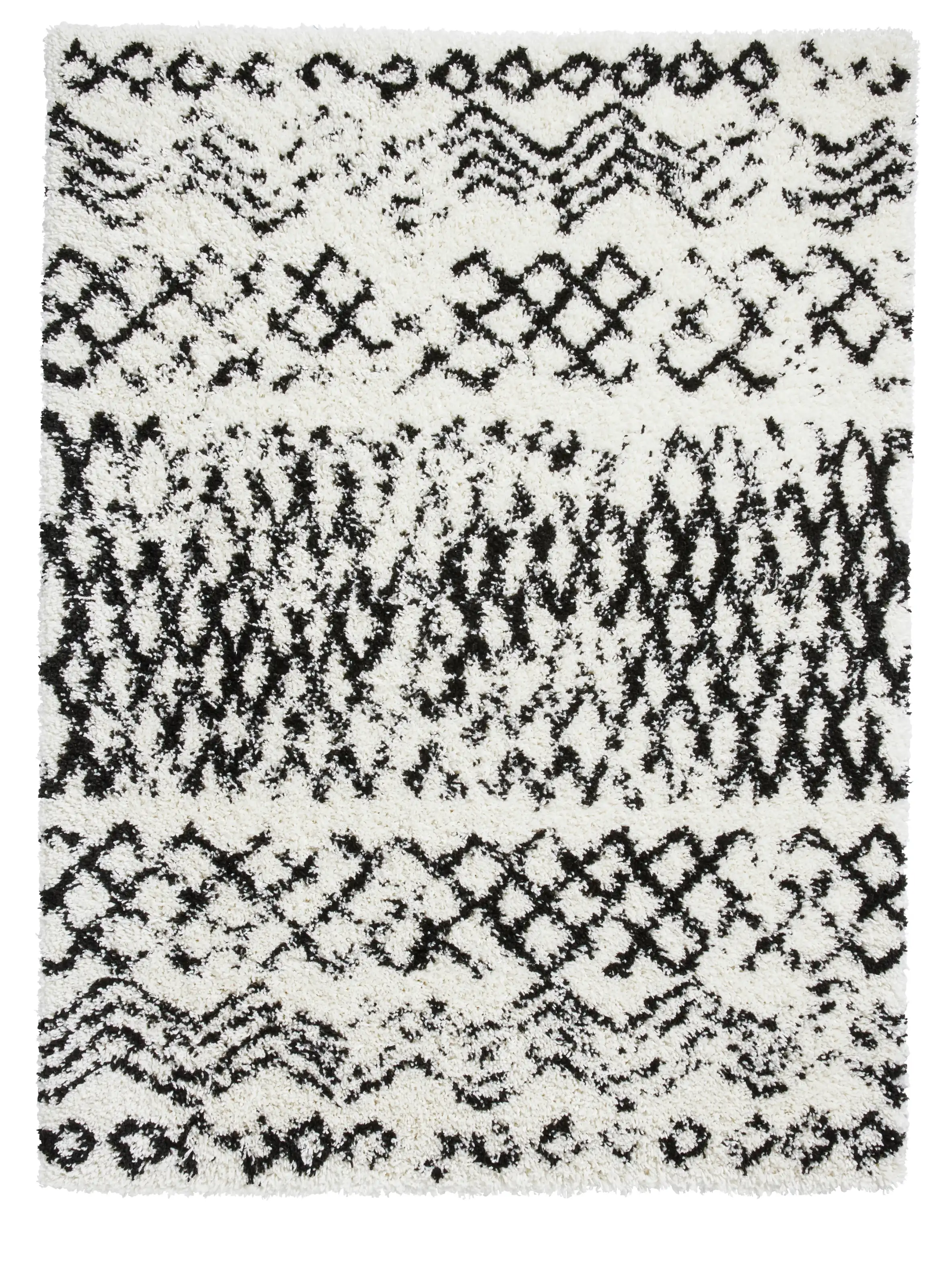Scandi Berber G271 White Black Rug - Image 5