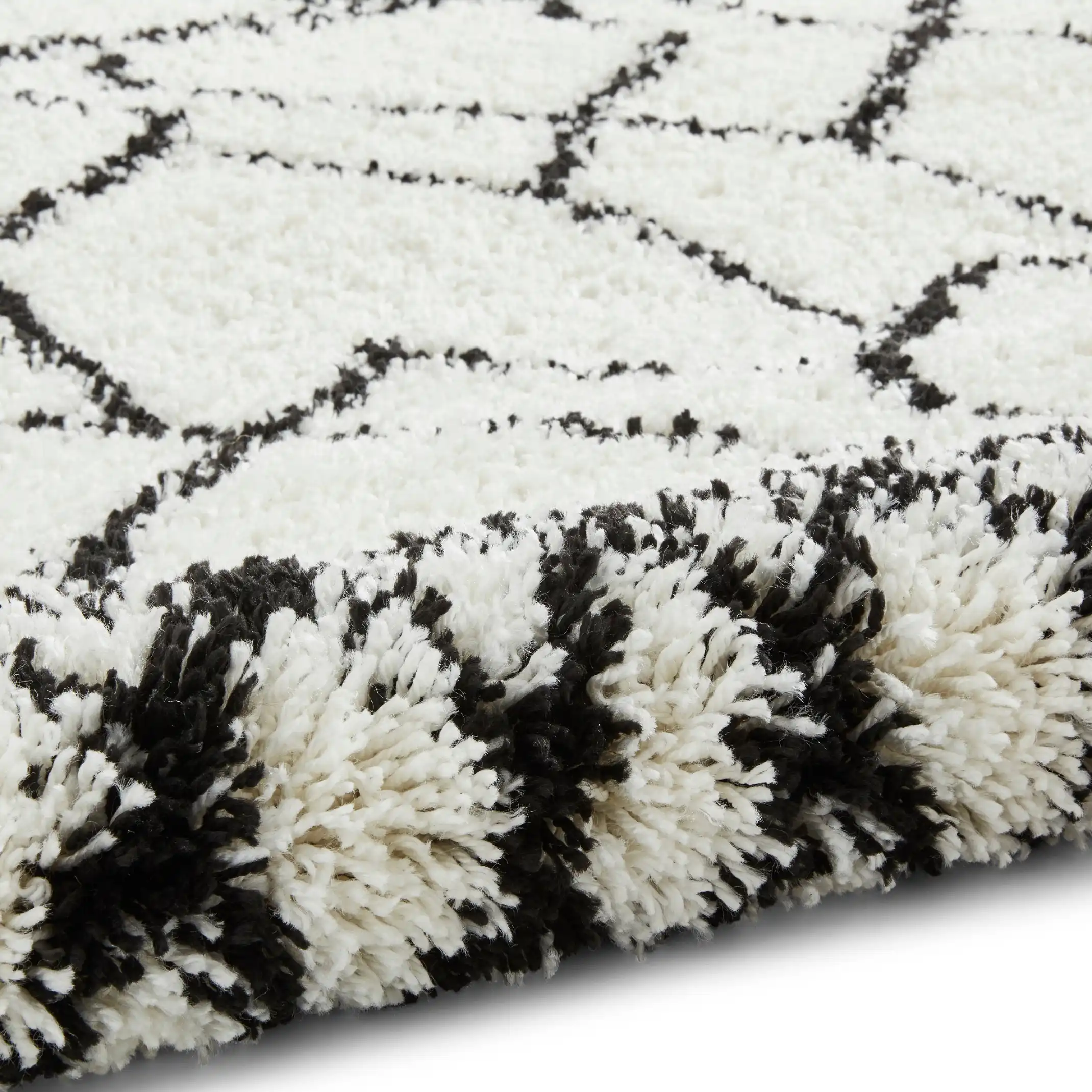 Scandi Berber G276 White Black Rug - Image 4